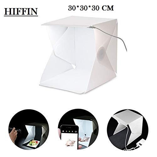 バッグ lightbox HIFFIN Photo Bag 30cm Medium Size Portable Folding with 1 led